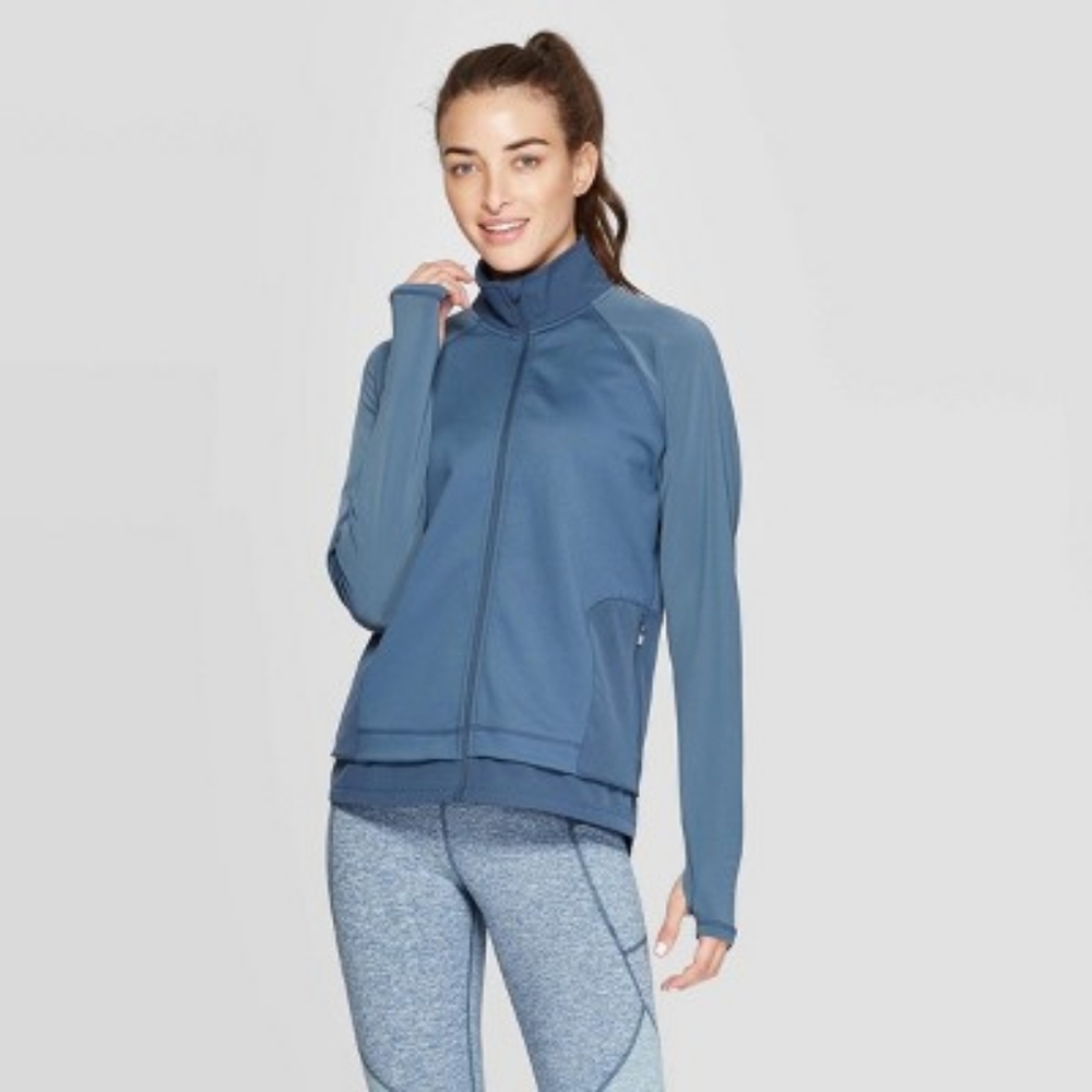 Women's Champion Full Zip Jacket Blue